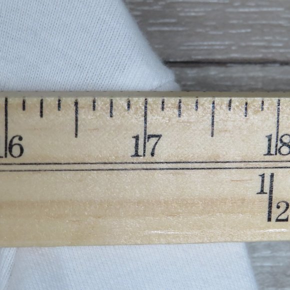 Jones NY* Women's 3/4 Sleeve V-Neck 1/4 Button Down‎ Straight Hem Shirt~ 1X - Picture 8 of 11